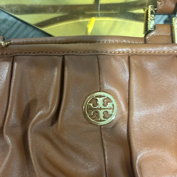 Tory Burch leatherette tote bag, Brown - Picture 7 of 12